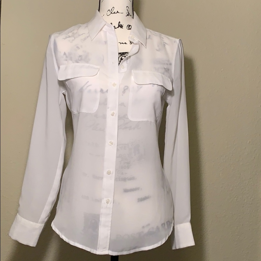 Banana republic button up blouse